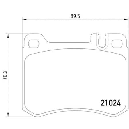 Pagid Brakes Disc Brake Pad, 355007611 355007611